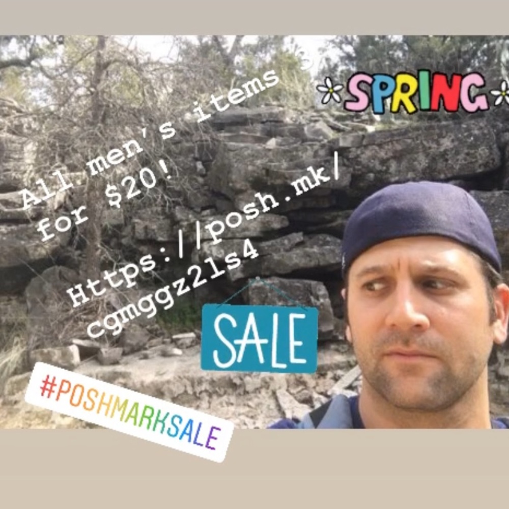 ALL MEN’s ITEMS 3 for $20!!!